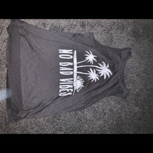 No bad vibes tank top